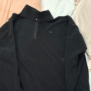 TNA Women's Black Zip-Up Sweater